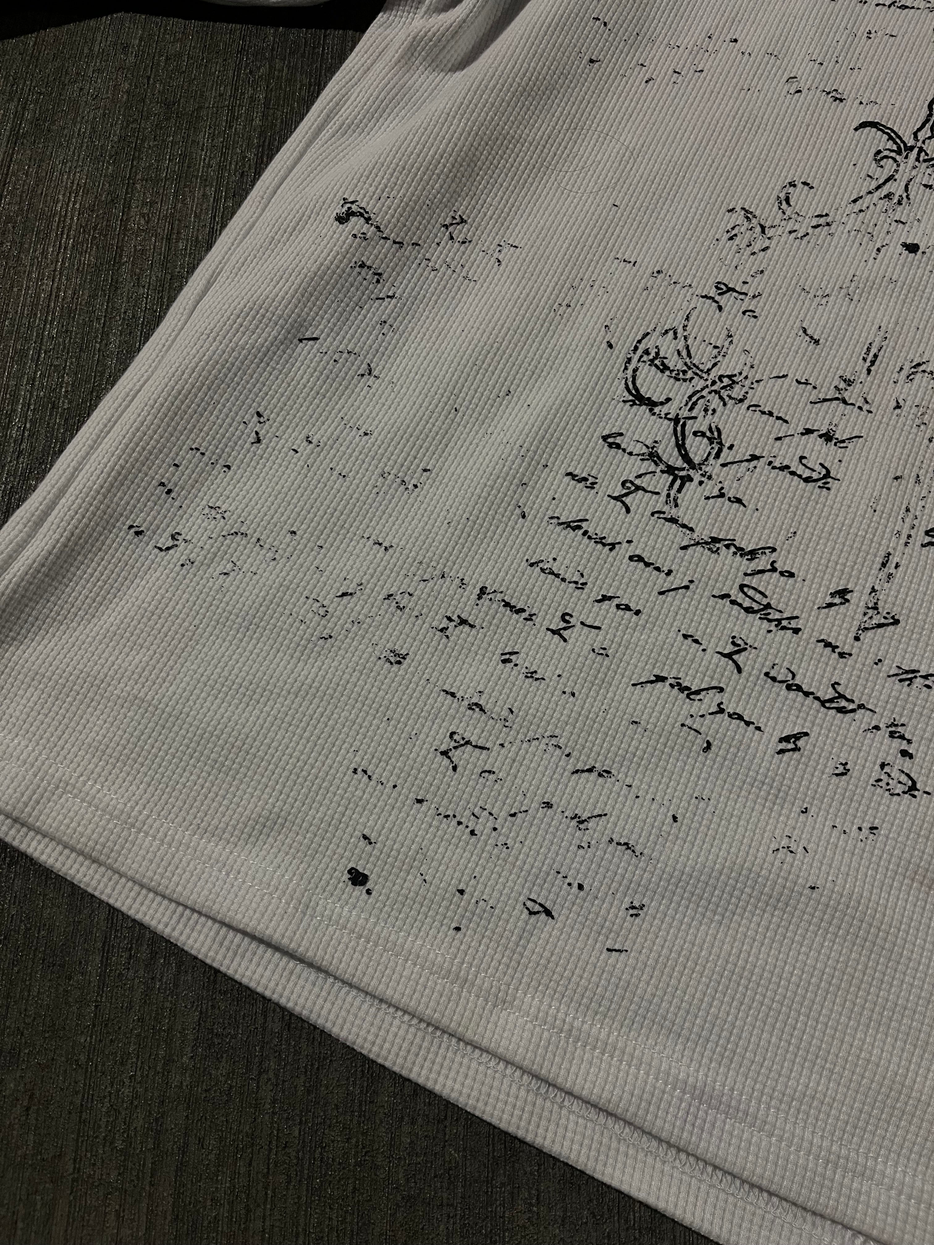 white "forgotten pages" thermal